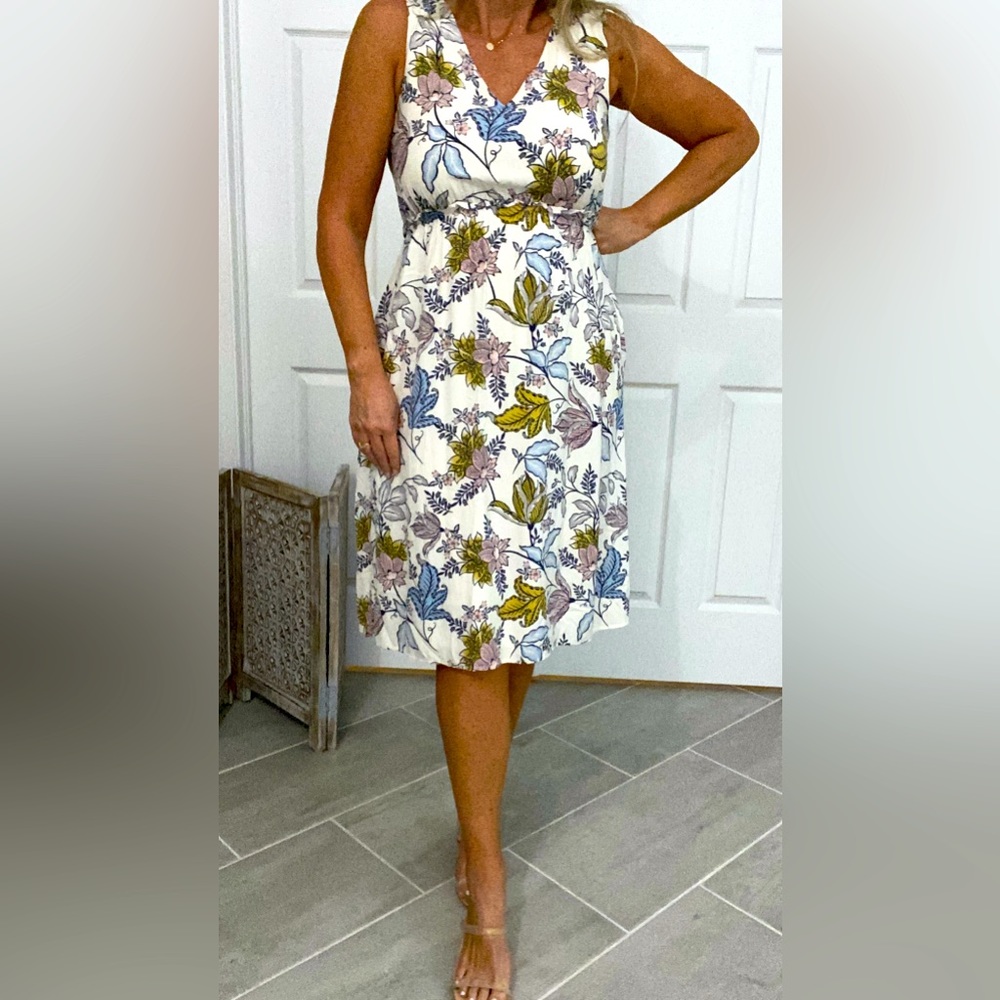 Spring Easter Floral Dress